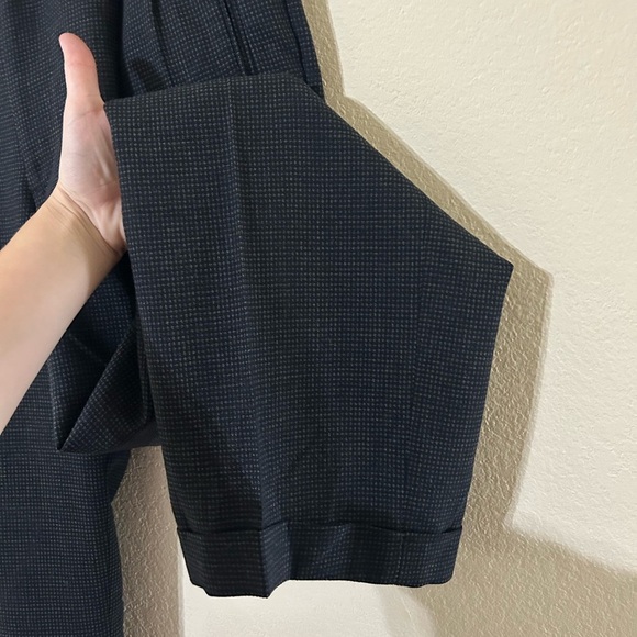 MANI Giorgio Armani Classic Black Gray Men's Pants Size 40 Regular Virgin Wool - Picture 4 of 7